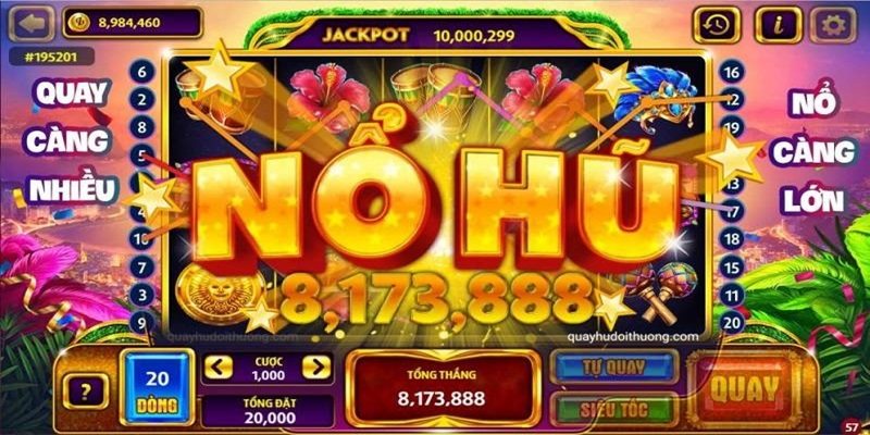 Khám phá về sảnh nổ hũ ấn tượng của nhà cái V6bet